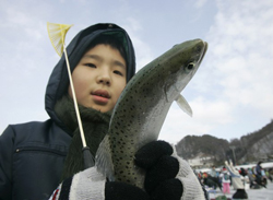 Флешмоб корейских рыбаков