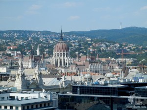 Вид на Пешт с базилики Св. Иштвана (Будапешт)