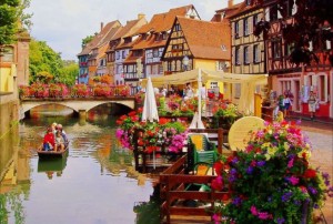 Сказочный эльзаский городок Кольмар (Франция)