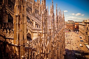 Миланский собор, детали архитектуры