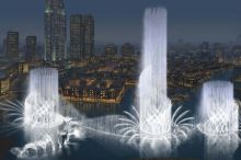 Dubai Fountain - на сегодняшний день самый большой и дорогой фонтан в мире