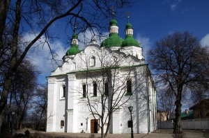 Кирилловская церковь XIII века на Кирилловой горе (Киев и область)