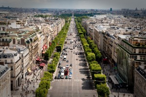 Елисейские поля - самая знаменитая улица Парижа (Париж)
