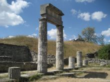 Остатки античного города Пантикапей в Керчи