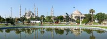 Мечеть Султанахмед в Турции. Панорама. Фото www.alenok.ru