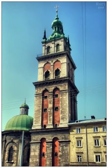 Башня Корнякта. Самое высокое сооружение старой части Львова - 65.8 м.