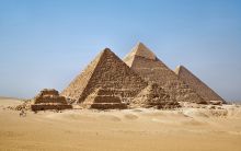 Пирамиды в Гизе. Египет