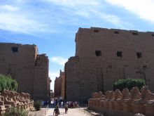 Карнакаский храм в Луксоре, посвященный богу Амон-Ра (Египет)