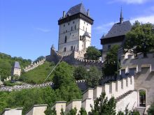 Крепость-замок Карлштейн в Чехии