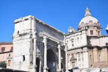 Римский форум - триумфальная Арка Септимия Севера (Рим)