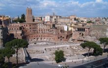 Форум Траяна в Риме - общий вид