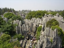 Каменный лес Шилинь недалеко от Куньмина