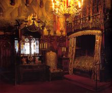 Спальня Людвига II в замке