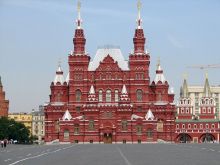 Исторический музей на Красной площади в Москве