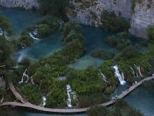 Национальный парк «Плитвицкие озера» в Хорватии