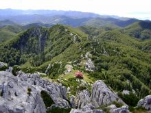 Национальный парк Рисняк. Вид с горы