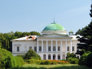 Дворец Галаганов в Сокиринцах. Вид с фасада
