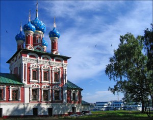 Церковь, построенная на месте убийства царевича Дмитрия (Золотое Кольцо России)