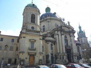 Доминиканский костел 17 в. Одно из величайших барочных сооружений Львова