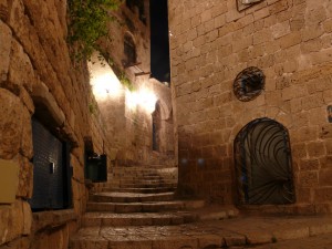 Так Яффо выглядит ночью (Израиль)
