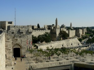 Традиционный ландшафт и архитектура Иерусалима. Яффские ворота