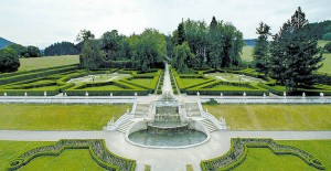 Замковый сад в Чешском Крумлове