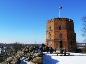 Башня Гедимина на Замковом холме в Вильнюсе