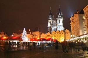 Рождественская Прага. Ярмарка на Староместской площади