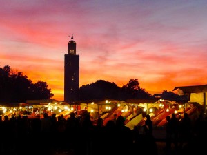 В Марокко очень часто можно наблюдать фантастические закаты (Марокко)