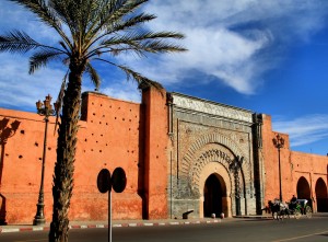 Марракеш, врата в медину (Марокко)
