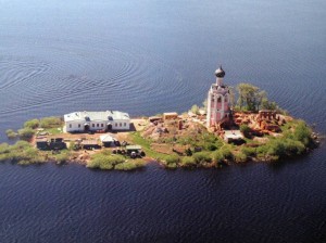 Спас Каменный. Монастырь на одиноком острове (Европейская часть России)
