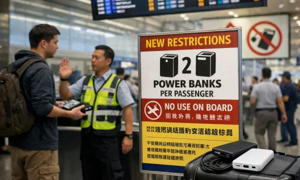 В Гонконге ввели ограничение на пауэрбанки в самолетах В Гонконге ввели ограничение на пауэрбанки в самолетах